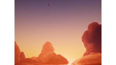 网红落日投影灯片图片,网红落日投影灯片，带你领略梦幻视觉盛宴